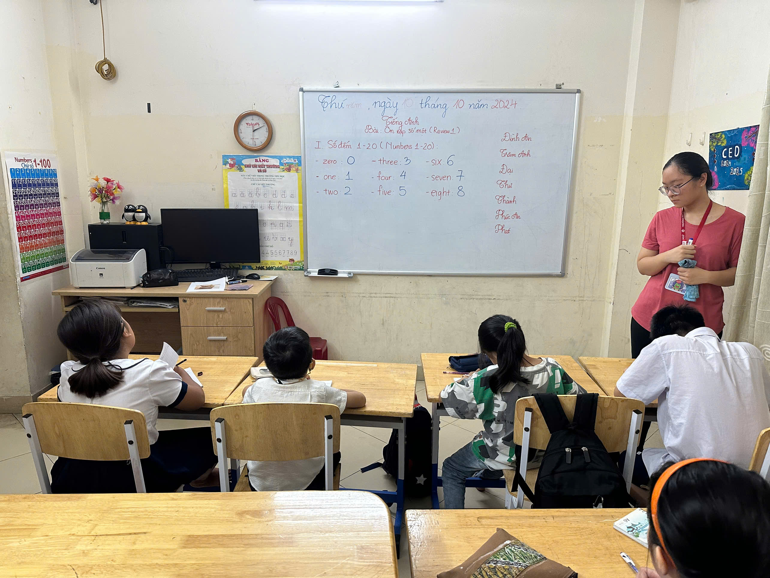 ENGLISH REVIEW CLASS FOR ELEMENTARY SCHOOL STUDENTS