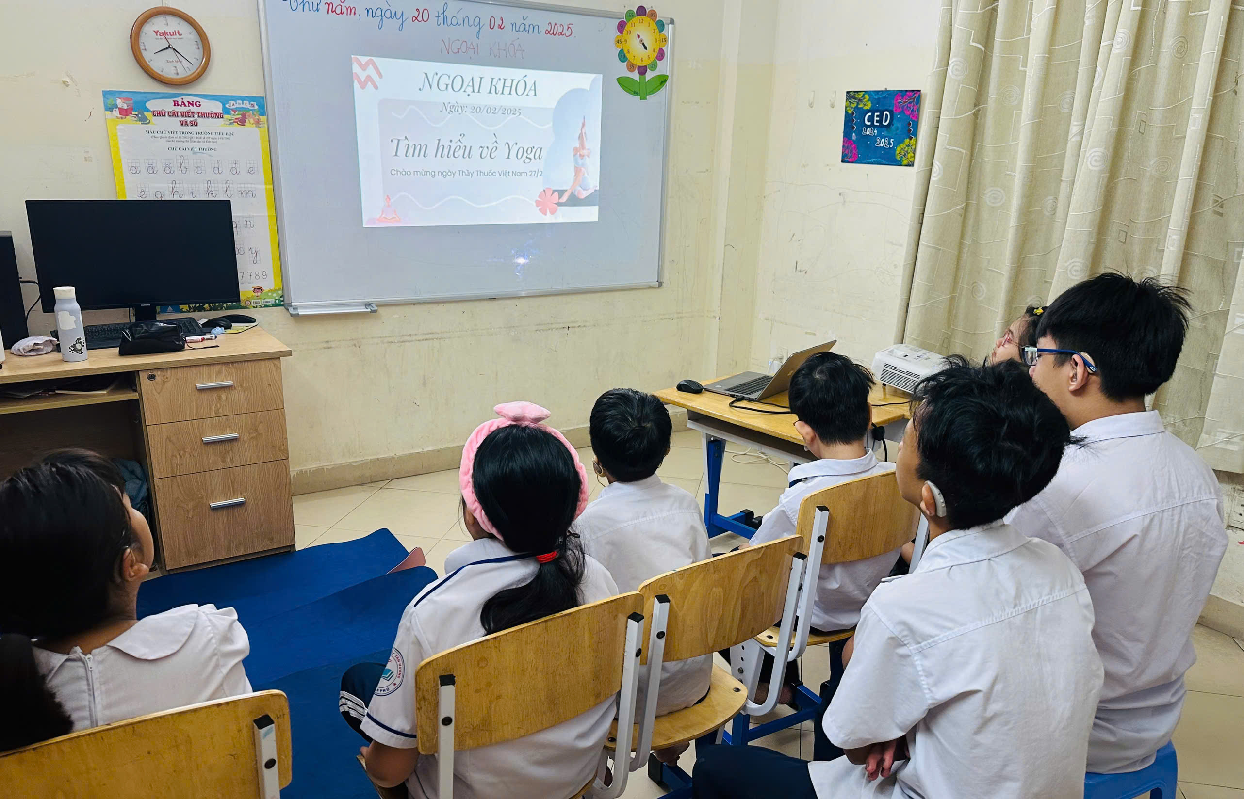 EXTRACURRICULAR SESSION: YOGA ACTIVITY FOR ELEMENTARY SCHOOL STUDENTS