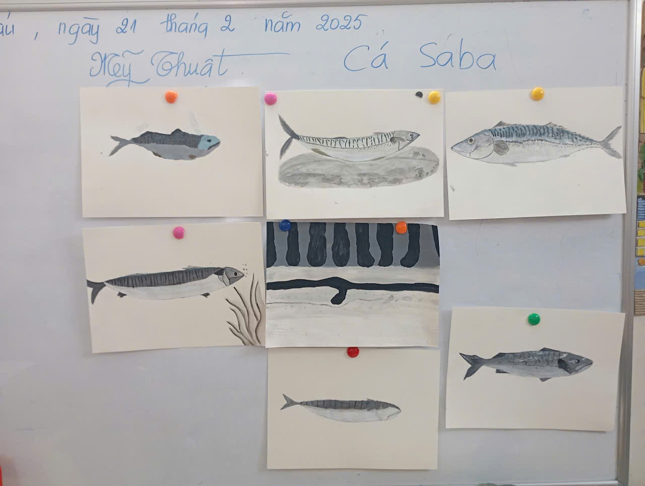 ART CLASS: OBSERVING AND DRAWING FISH