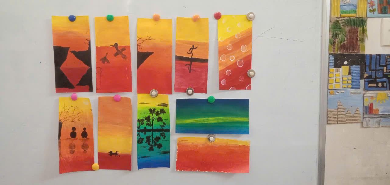 ART CLASS: GRADIENT PRACTICE